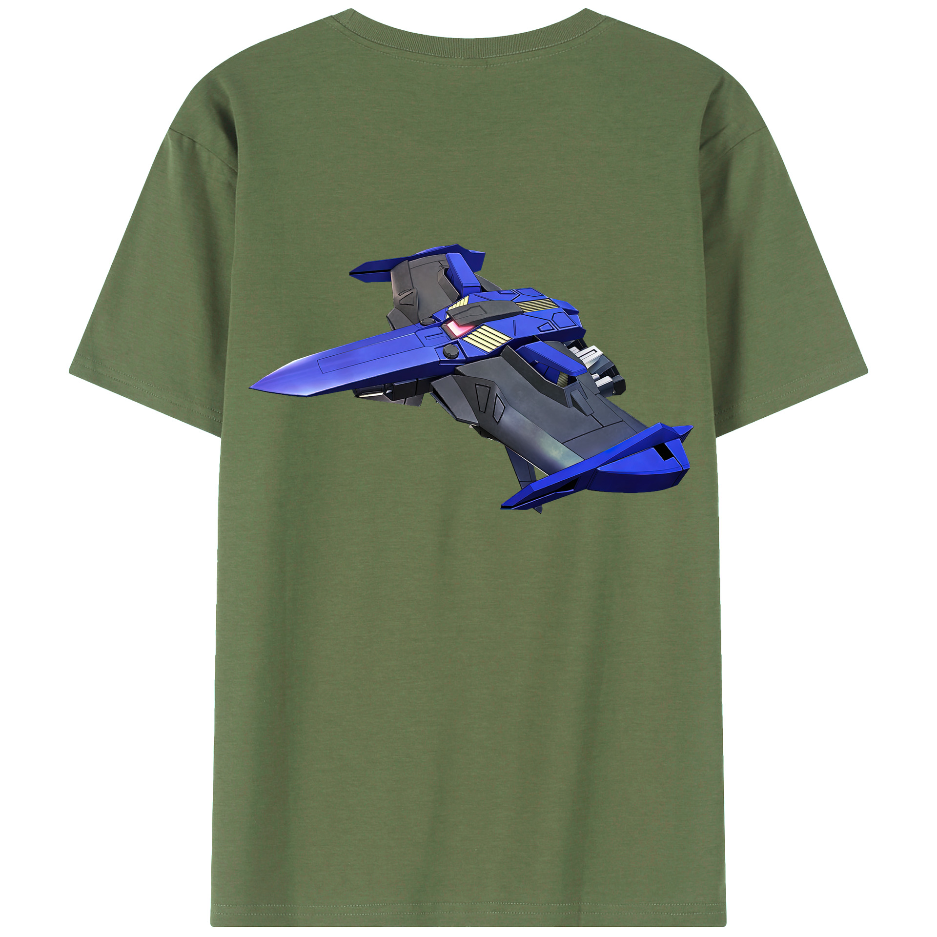 （画像用） 機動戦士ガンダム Mobile Suit Gundam 綿100％ メンズ半袖Tシャツ（バックプリント） 通気性